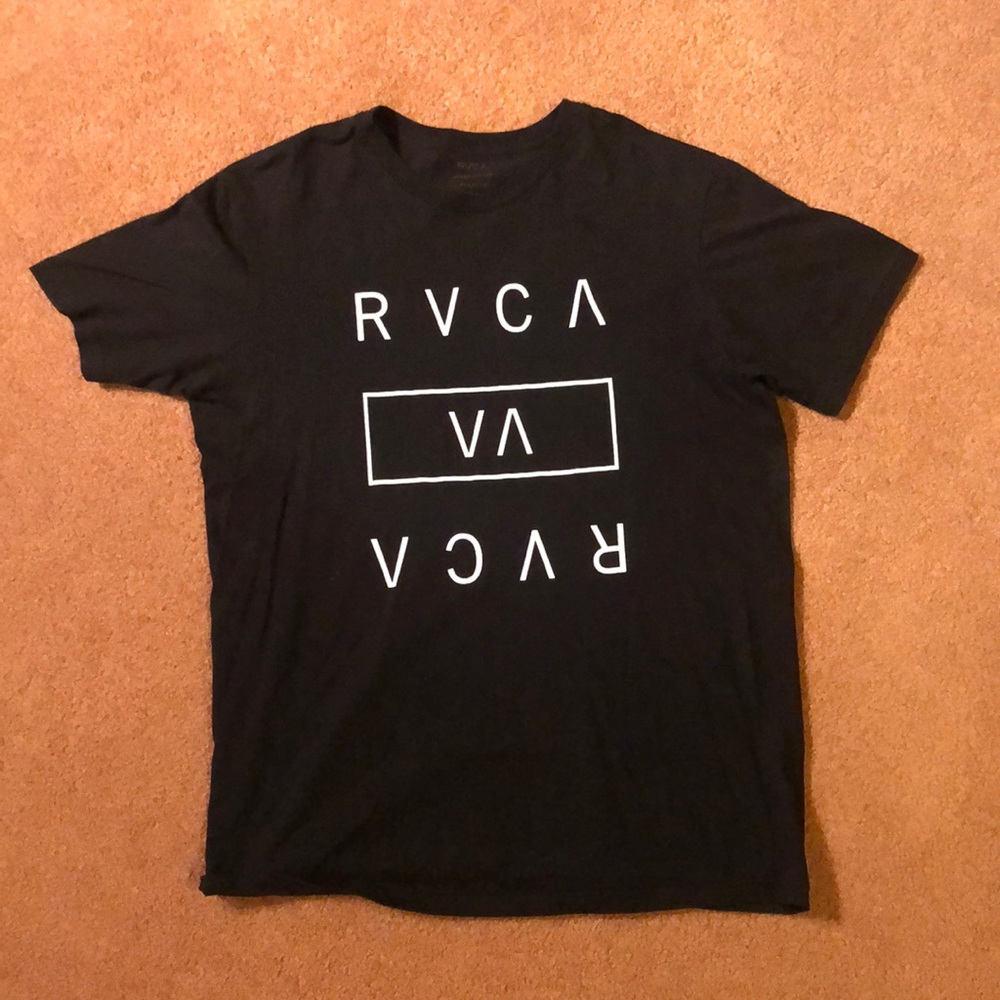 XL black RVCA shirt